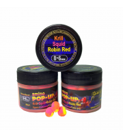Amino POP-UPs three-flavor KRILL•SQUID•ROBIN RED (КРИЛЬ•КАЛЬМАР•РОБІН РЕД) 8•6 мм Amino POP-UPs three-flavor KRILL•SQUID•ROBIN RED (КРИЛЬ•КАЛЬМАР•РОБІН РЕД) 8•6 мм